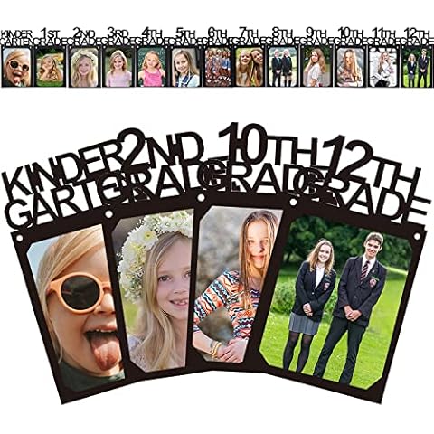 Graduation Party Decorations 2023 Graduation Photo Banner for Class of 2023 Decorations Graduation Party Photo Display K-12 Picture Banner 6x8" for High School Graduation Party Supplies SG063BK-XL Cover