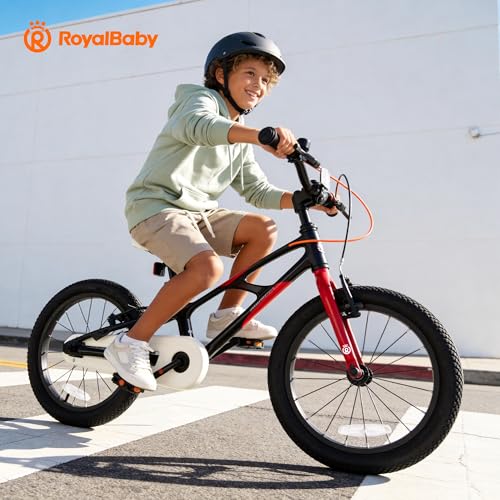 Image of RoyalBaby Kids Bike Lightweight Magnesium Alloy, 14 16 18 Inch Children's Bicycle for Boys Girls Ages 3-9