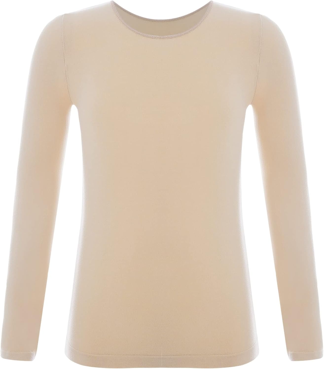 Hansber Kids Girls Boys Compression Base Layer Thermal Underwear Tops Stretchy Nylon Long Sleeve Undershirts
