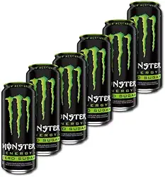 Pack de Monster Energy Zero Açucar - 6 unidades de 473ml