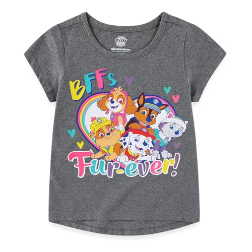 Image of Paw Patrol Girls 3 Pack Short Sleeve T-Shirt for Toddler to Little Kids