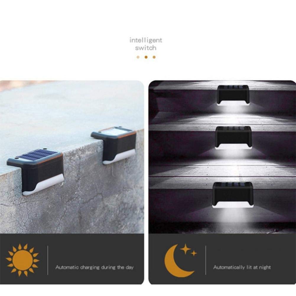 Trapverlichting op zonne-energie voor buiten, zonnelampen, buitenverlichting, zonnelamp, muur, draadloos, waterdicht, hekverlichting, licht voor buitentrappen, omheiningstrap, terras