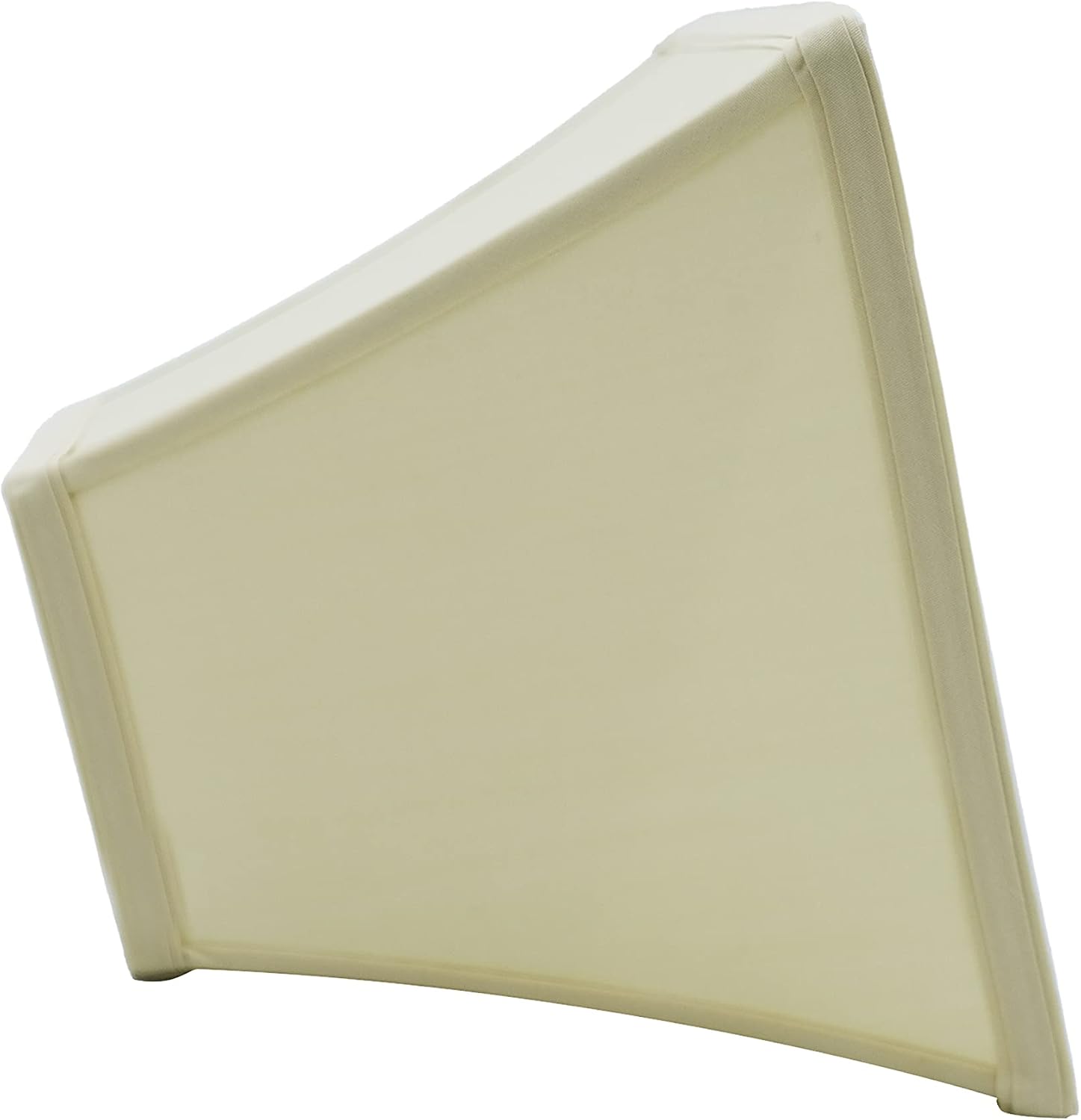 Upgradelights Eggshell 8 Inch Square Bell Clip on Lampshade Replacement (4x8x7)