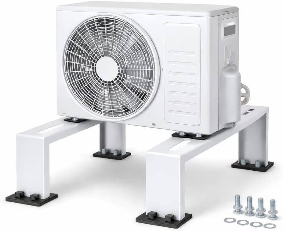 Heavy Duty Split AC Outdoor Unit Floor Stand for 1 & 2 Ton AC Rust Resistant Steel Compressor Base Stand Strong 200kg Load Capacity AC Outdoor Support Frame-image-40