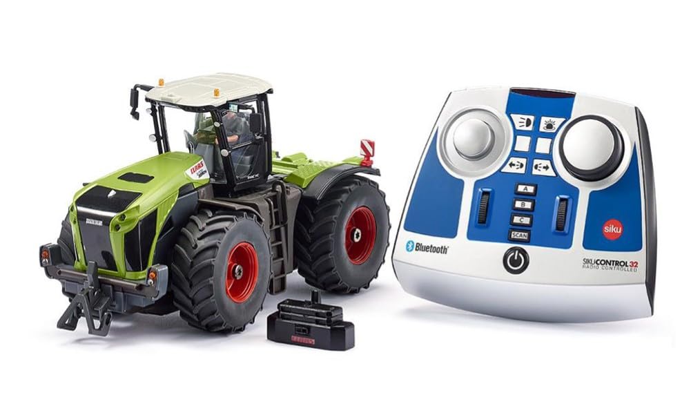 【中古】 SIKU 1/32 Claas Xerion 5000 TRAC VCトラクター6794 Bluetoothリモコン 平行輸入 siku 6794, Claas Xerion 5000 TRAC VC tractor, Green, Metal,Plastic