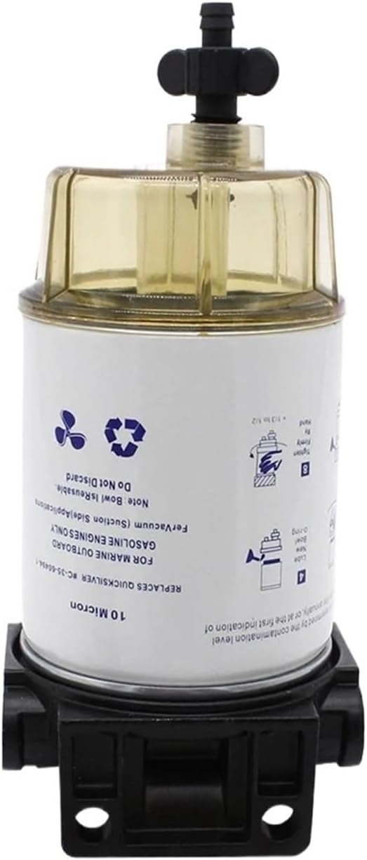 3/8 Inch NPT Fuel Water Separator Turbo Engine Replacement Parts For Marine Outboard Engine Fuel Water Separator