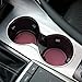 SINGARO Car Cup Coaster, 4PCS Universal Non-Slip Cup Holders Embedded in Ornaments Coaster, Car Interior Accessories, Purple Glow