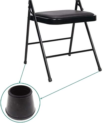 Miniatura 5 de Tapas de goma para patas de silla, protectores de patas de silla para suelos de madera dura, almohadillas redondas antideslizantes, protectores de
