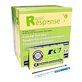 Rapid Response 2.0 Fentanyl Test Strips – Upgraded Drug Testing Kit with Micro Scoop – Fewer Cross-Reactions – Fast & Accurate Harm Reduction Tool for Overdose Prevention(100 Pack)