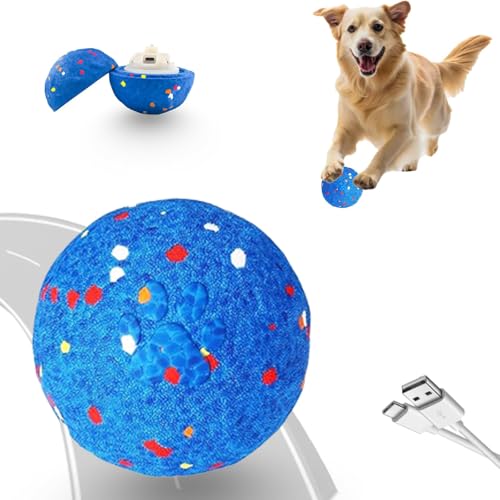 Upgraded Interactive Dog Toys for Aggressive Chewers,E-TPU Interactive Dog Balls
