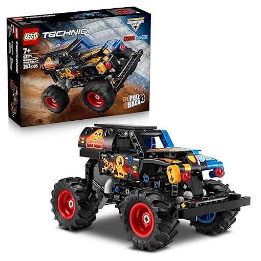 LEGO Technic Monster Jam Grave Digger Fuego y Hielo - Camión de Juguete de Carga Manual - Maqueta de Coche de Carreras con Detalles Realistas - Regalo de Cumpleaños para Niños y Fans de 7+ Años 42219 | Ya disponible en tu tienda friki favorita! En mundofriki.es!