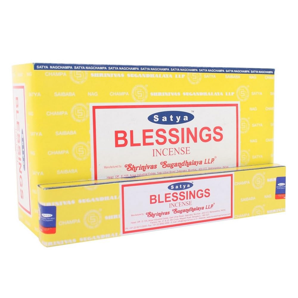 Satya 01475 Blessings Incense Sticks, 1 Packs x 15g