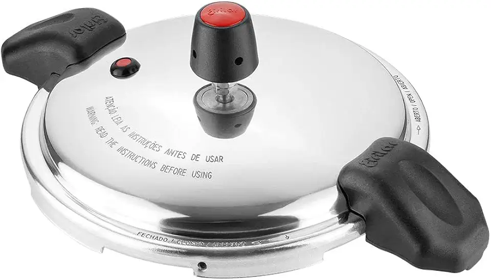 Panela De Pressão Fechamento Externo Com Alça 4,5l Eirilar - Polida