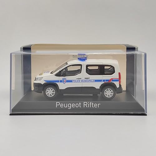 Miniatura 7 de Norev 1/43 para Peugeot Rifter Van Diecast Modelo Police Car Collection