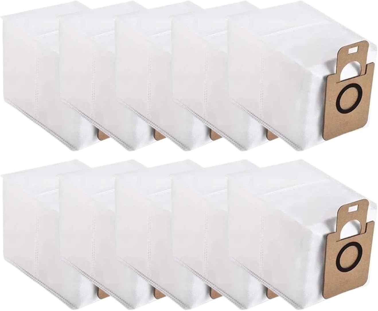 Compatible for Conga 5500 Hurricane Station Flex Series Vacuum Cleaner 4 or 10 Pack Non-Woven Large Capacity Dust Bags(10 Pack)