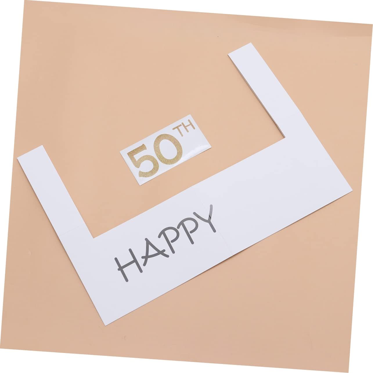 Unique Paper Photo Frames 2pcs Birthday Party Props Photo Booth Props for Birthday Party Decorations
