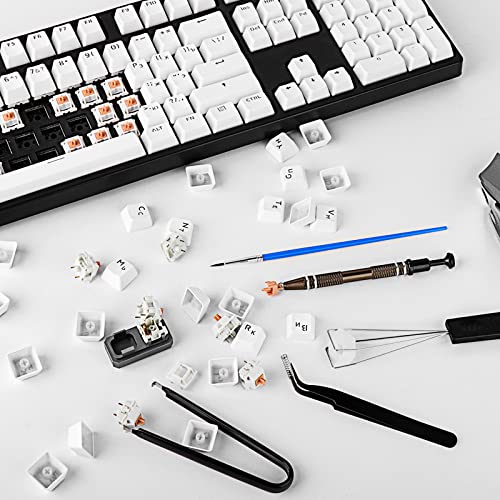 Image of RUNJRX Keyboard Lube Kit with Switch Opener Tweezers for Custom Keyboard, Keyboard Lube Tools