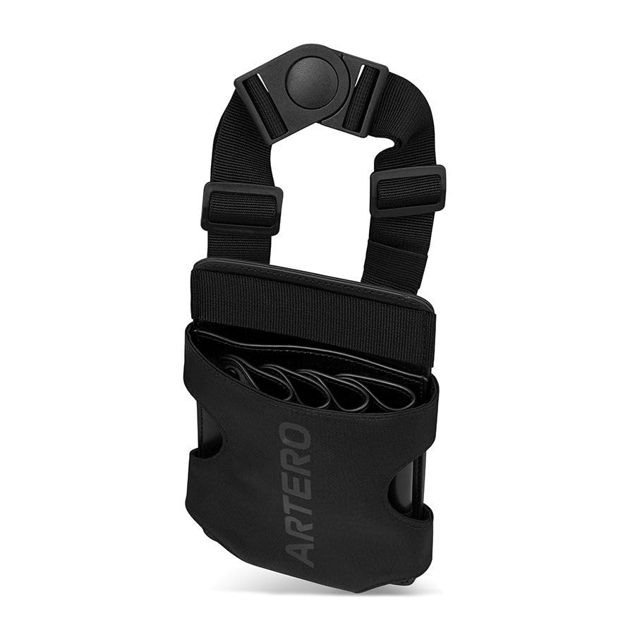 Artero Helios Portatijeras organizador profesional elegante y seguro para tijeras de peluquería canina material resistente y base estable diseño sofisticado (Negro)