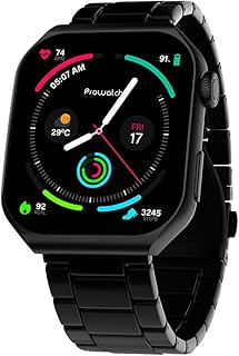 V1 (Black Nebula),1.85" 2.5D Curved Amoled Display with Corning Gorilla Glass 3, Blutooth Calling, Metal Strap