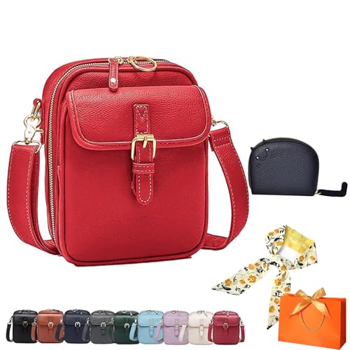 Urvashi Crossbody Leather Bag, Collaboraten1 Crossbody Leather Bag, Anti-Theft Vintage Shoulder Bag Purse