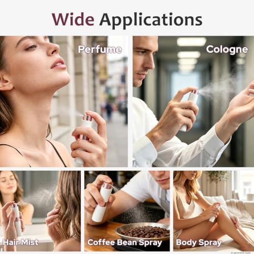 Image of LISAPACK 8ml Travel Perfume Bottle Refillable, 3 PCS Cologne Atomizer Spray