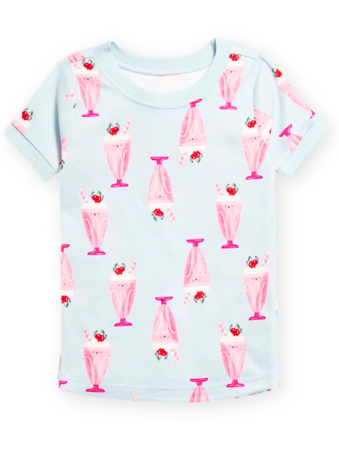 TuddyBuddy Baby Girl's 100% Organic Cotton Ribbed Short Sleeves Tops/T-Shirt (2 Years-3 Years, Pack of 5, Assorted) - Image 7 thumbnail