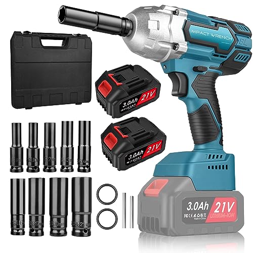 SHAVINGFUN Pistola de Impacto sin Escobillas 1/2" 650 Nm