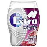 12 x 50 Dragees pro Dose Wrigleys Extra Professional White Himbeere Granatapfel ohne Zucker, 12er Pack (12 x 50 Dragees)
