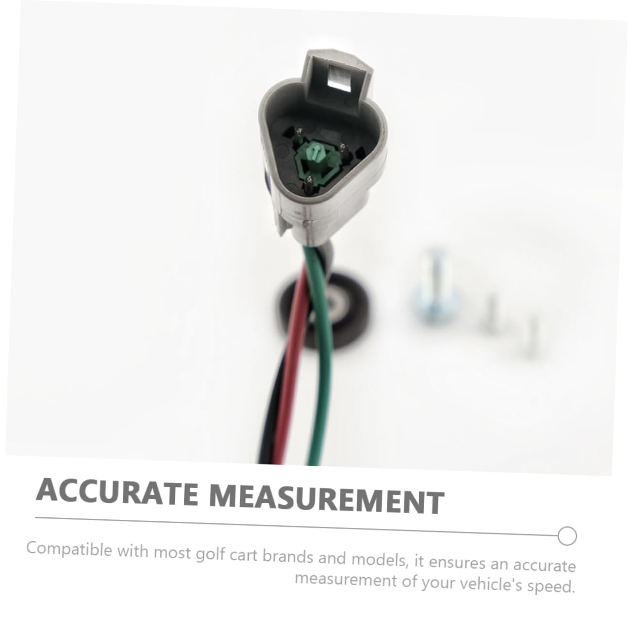 Abaodam Geschwindigkeitssensor Zubehör für Golfwagen Sicht Accessoires für Golfwagen Auto Sensoren Golf-Zubehör Golfzubehör für Damen Tachometer für Golfwagen Plastik Schwarz