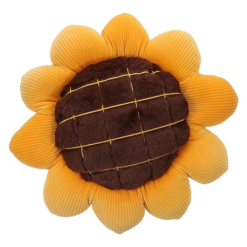 ULDIGI Sofa Ornament Sunflower Pillow Round Cushion for Home Decor Comfortable Seat Cushion