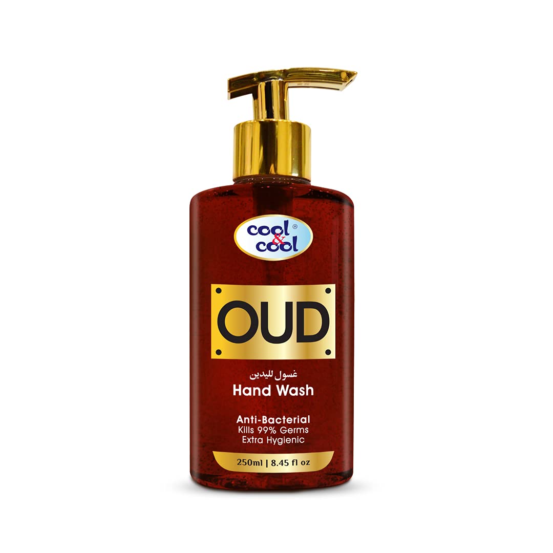 Arabic Series Oud Hand Wash -250Ml - Antibacterial, Alcohol-Free, Moisturizing with Vitamin E, 99% Germ-Killing Formula