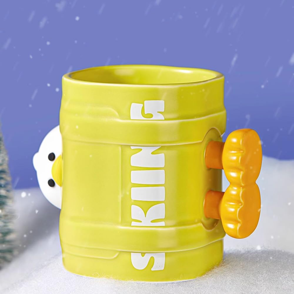 tazze in ceramicatazze creative ragazze carinetazze fresche ufficiotazze da caffè uniche tazza da tè per la casa regalo di festa per adolescenti450ml/15.22oztazza di arte latte anatroccolo tazz
