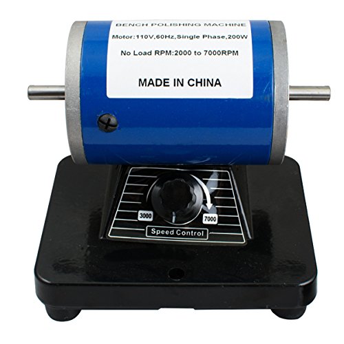 Buffer Polisher Benchtop Grinder Polishing Lathe Jewelry Polishing Machine #TOP5