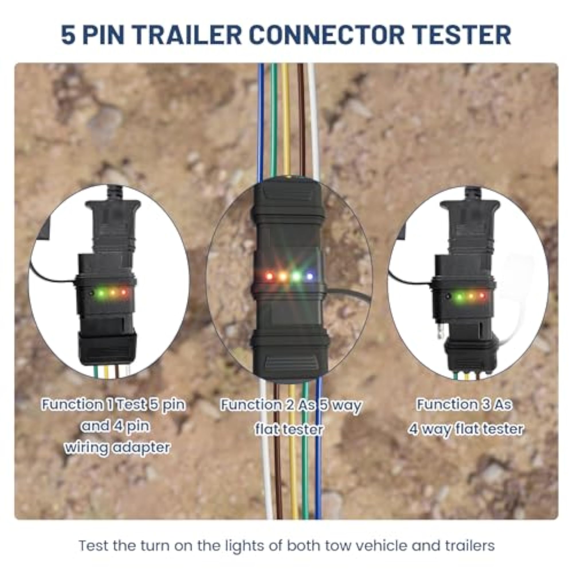 5 Pin Flat Trailer Wiring Tester