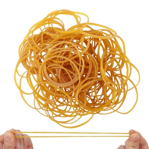 Image of 120Pcs 3.8 inchL x 0.12 inchW Thick Rubber Bands, Office Supplies Elastic Band