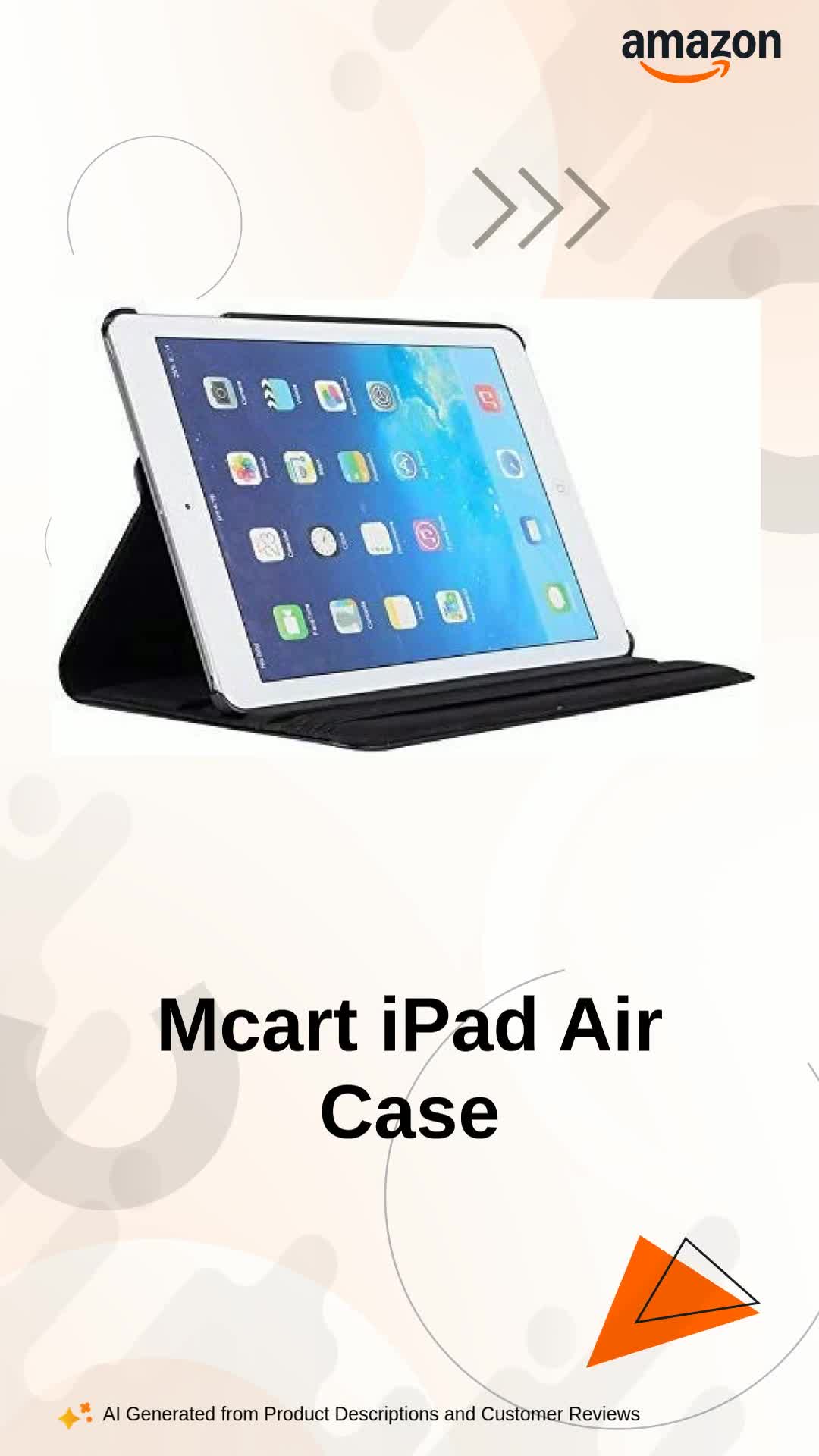 Mcart Premium Air 2 Case for Apple ipad air 2 Covers 9.7 Inch for