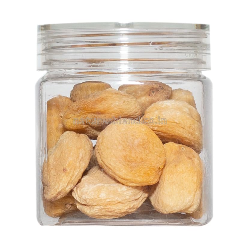 Image of Nature's Blend Dried Apricots 100g Jar | Sweet Tangy Sun Dried Apricots No Sulphur | Healthy Snack