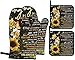 XiangYang Guantes de Cocina para My Loving Mom Guantes para Horno y Soportes para ollas Juegos de 4 Almohadillas Calientes Resistentes Antideslizantes para Barbacoa para Cocina, cocinar, Hornear