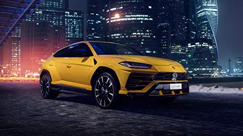Iconic Arts Supercar- Lamborghini Urus SUV Laminated 18x24 Poster