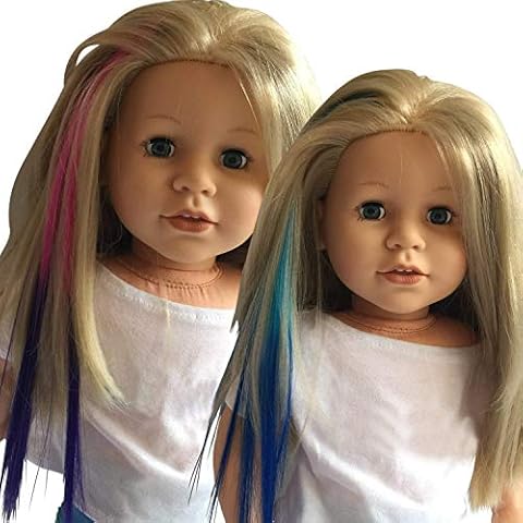 The New York Doll Collection Hair Clip Extensions Cover
