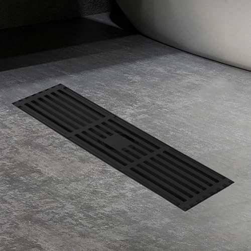 Drain de Plancher linéaire, Odeur d'odeur en Acier Inoxydable Premium 304 Blogage de Drainage Haute capacité Conception Invisible pour Douche de Salle de Bain Facile à Nettoyer la (30CM) – vue 5