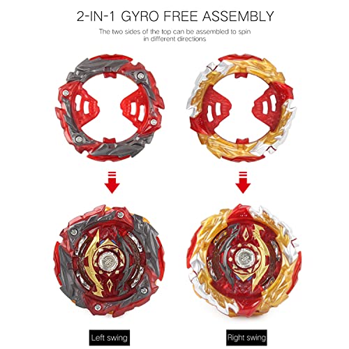 Desamvap B-172 World Spriggan With Bay Blades String Launcher Battle Game Set Gyro Toys Great Gifts thumb #4