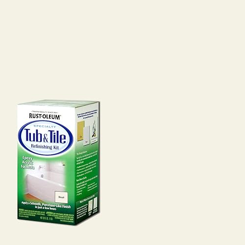 Miniatura 10 de Rust-Oleum 372418 Kit de reacabado de tinas y azulejos, 1 cuarto de galón (paquete de 1), niebla costera