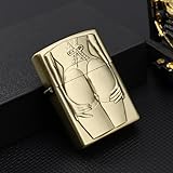 D.A.D Kerosene Trench Lighter - Windproof, Engraved, Metal Vintage (Without Kerosene) (SG)