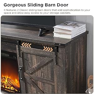 Okdfarmhouseelectrictvstandfor65inchtvrusticentertainmentcenterwith18fireplaceslidingbarndoorstorageshelveswoodmediaconsolecabinetforlivingroomdarkrusticoak Urban Country Home Decor Okd farmhouse electric tv stand for 65 inch tv rustic entertainment center with 18 fireplace sliding barn door storage shelves wood media console cabinet for living room dark rustic oak urban country home decor