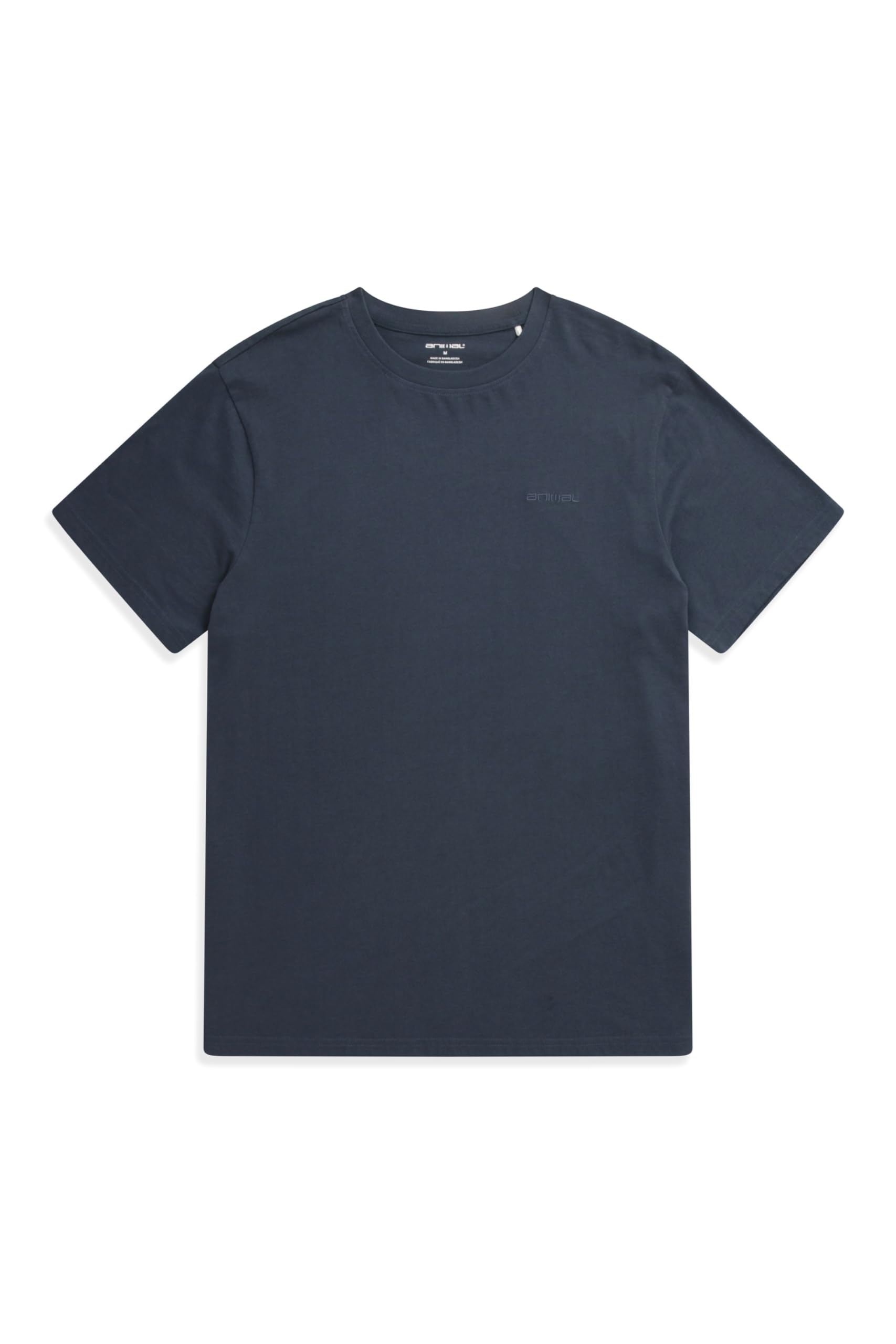 Animal Icon Mens Plain Cotton T-Shirt - Lightweight Relaxed Fit Everyday Use Top - Autumn Winter Walking, Hiking, Outdoors & Trekking Navy M