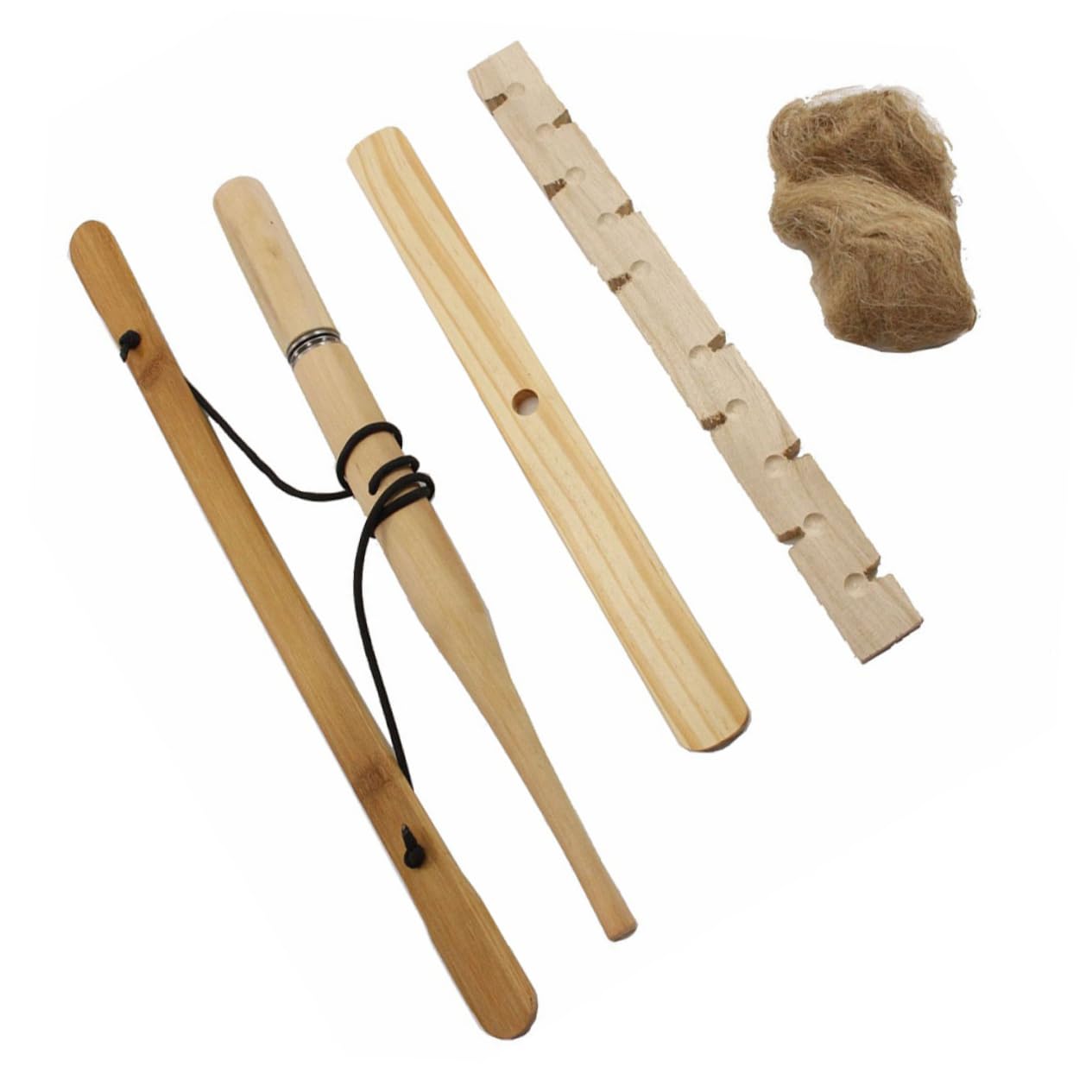WOONEKY Kit de Démarrage en Bois pour Feu D’extérieur, Outil de Friction Portable, Léger, Sûr et Facile à Utiliser pour Survie en Camping, 1 Set