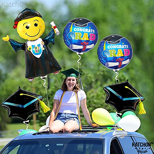 Image of KatchOn, Jumping Graduation Balloons 2026 - Large, 40 Inch | Congrats Grad Balloon | Kindergarten Graduation Decorations 2026 | Preschool Graduation Party Decorations, Congrats Graduation Decorations