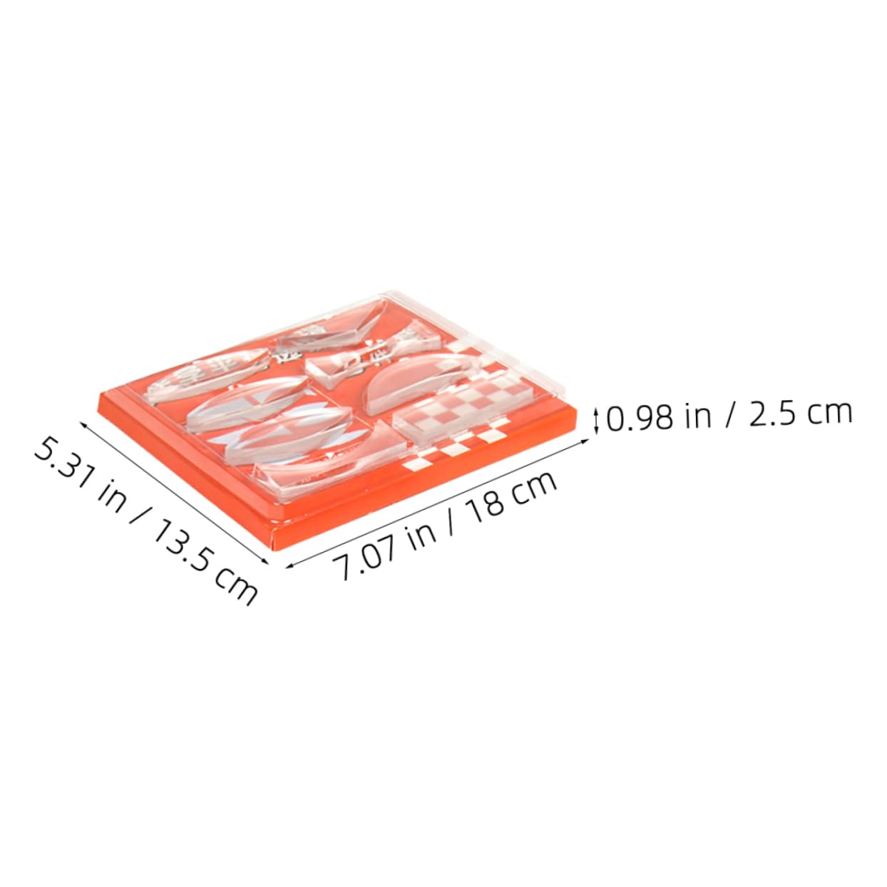 1 Satz Optischer Experimentierkasten Physik-optisches Experimentierset Optisches Prismenset Prismenoptik Physik-linsen-experimentierset Physik-kit Plastik Achte Klasse Reflektor