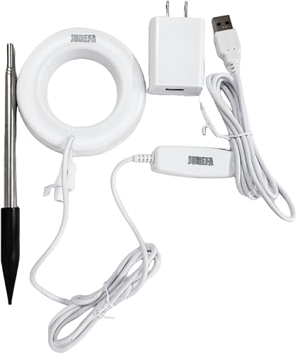 Miniatura 9 de Juhefa Luz de cultivo para plantas de interior, lámpara de plantas de halo de espectro completo de 4000 K para plántulas, suculentas, pequeñas